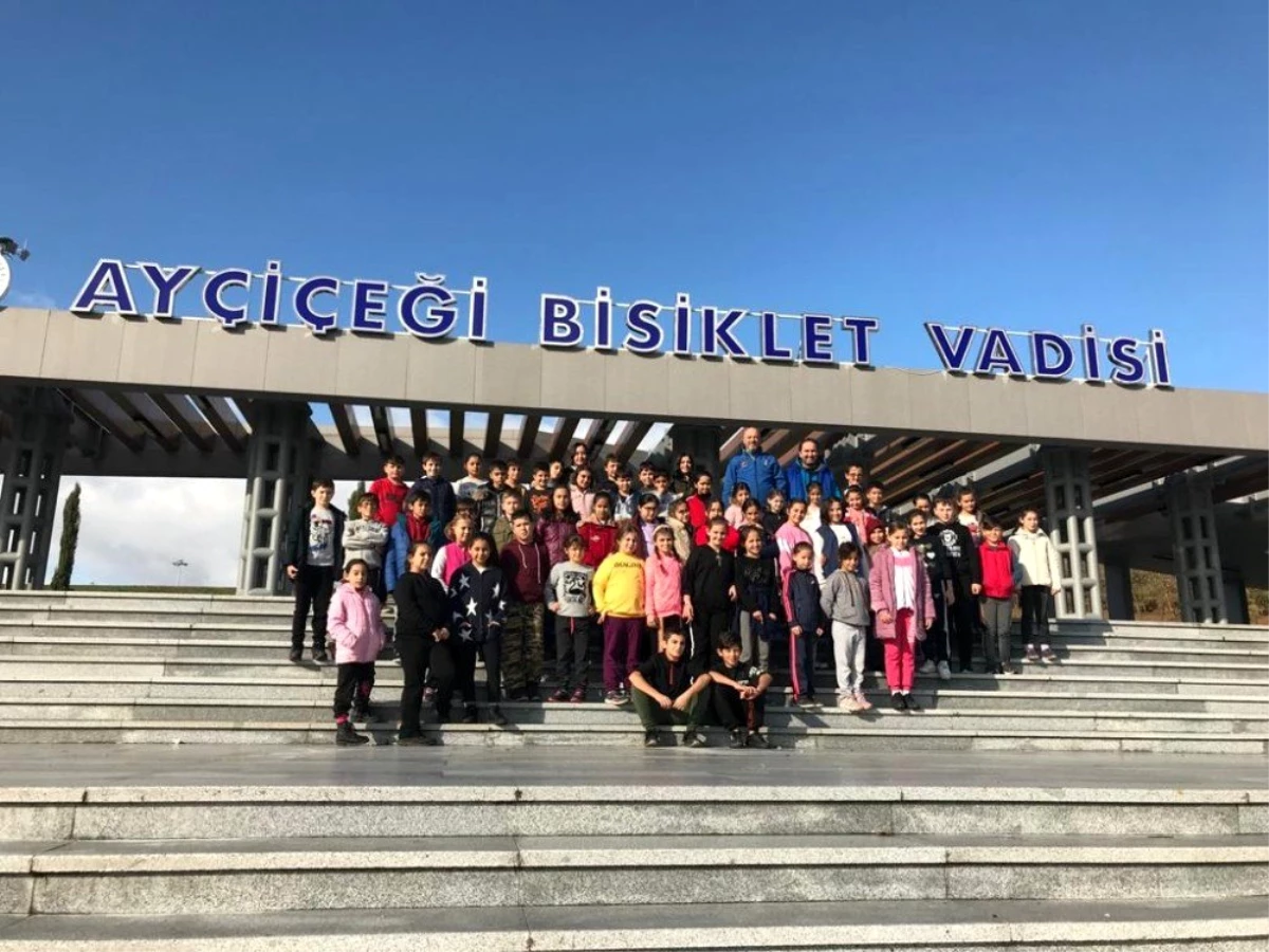 Türk-Fransız Kardeşlik Ortaokulu öğrencileri Bisiklet Vadisini ziyaret etti