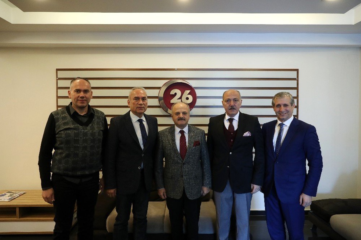 Vali Çakacak\'tan Kanal 26\'ya ziyaret