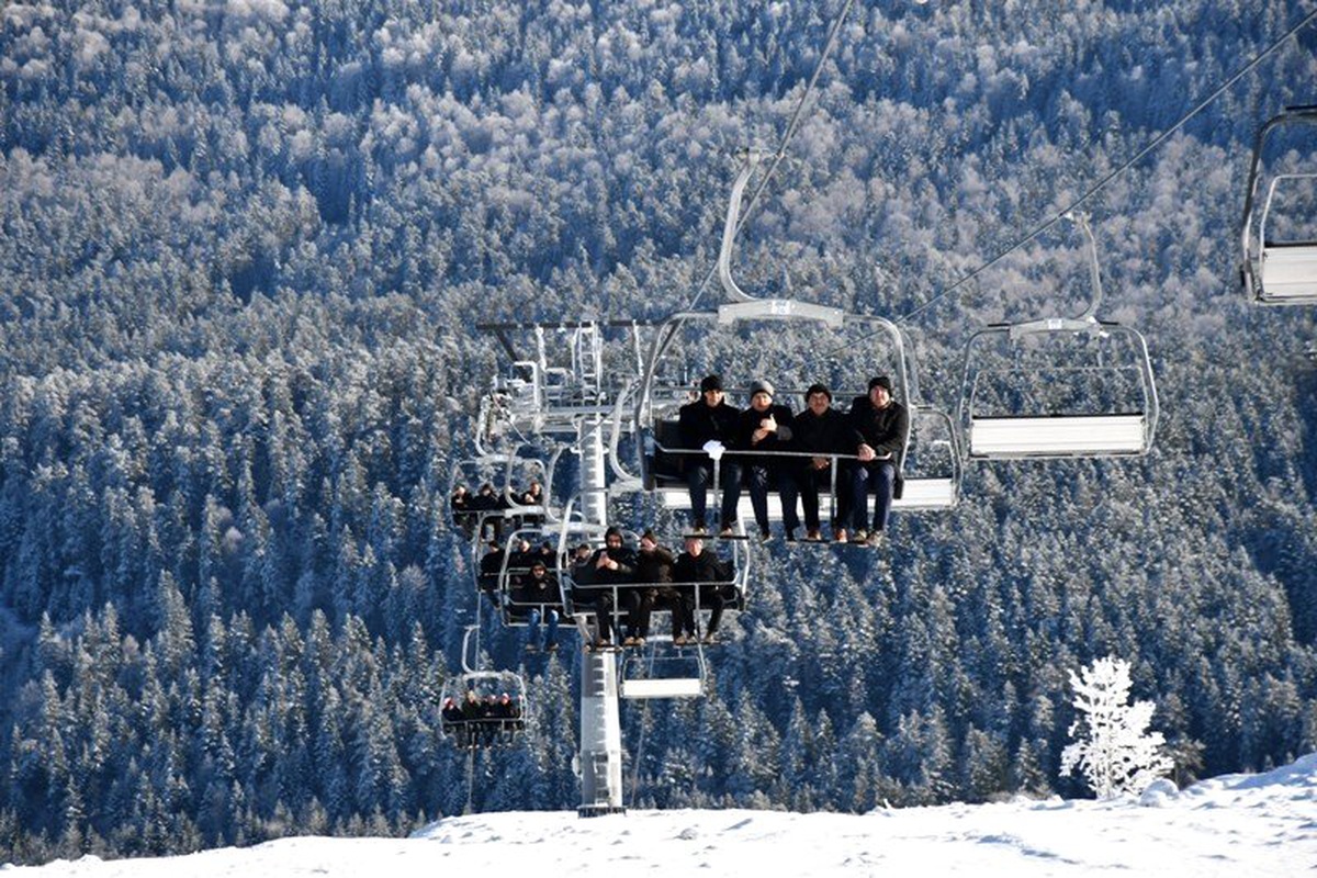 Vali Gürel, Keltepe Kayak Merkezini inceledi