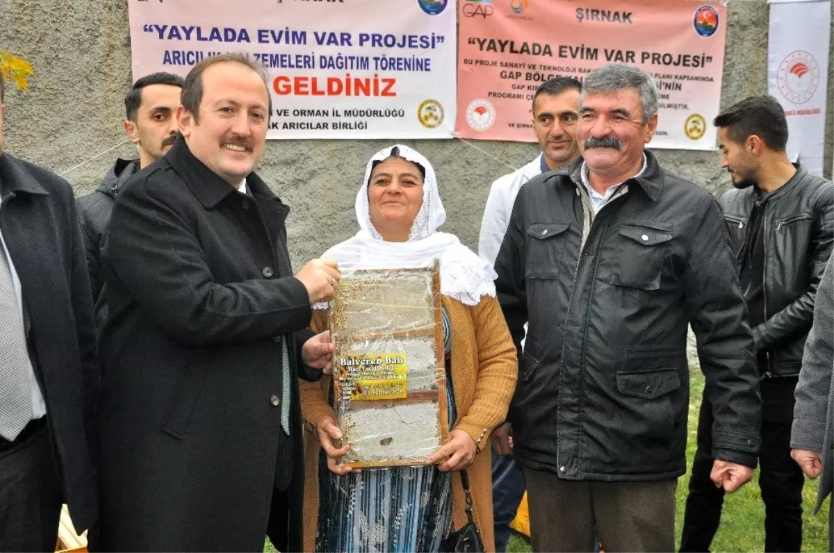 Yaylada Evim Var Projesi ile arıcılara malzeme desteği