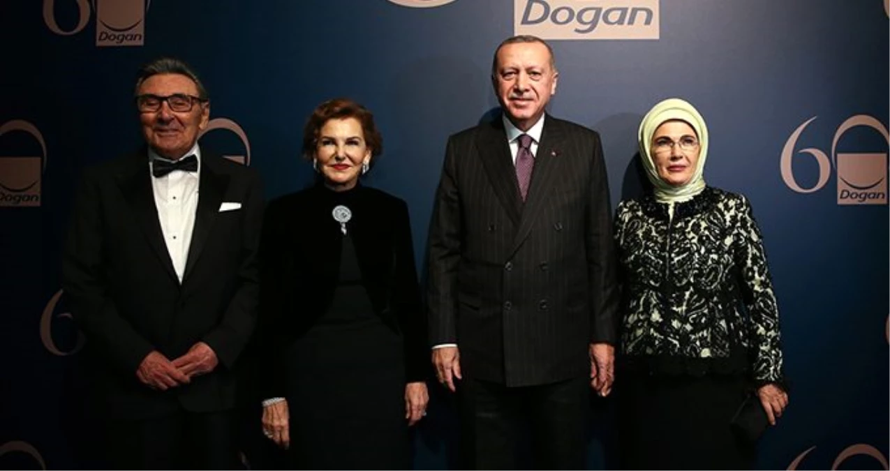 Cumhurbaşkanı Erdoğan, Doğan Grubu\'nun 60. kuruluş yıldönümü programına katıldı