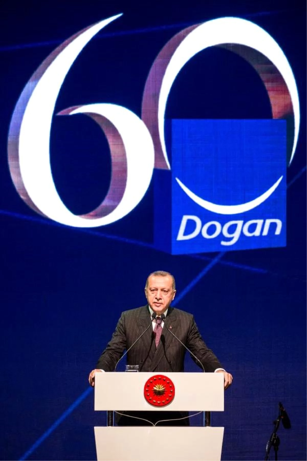 Cumhurbaşkanı Erdoğan Doğan Grubunun 60. kuruluş yıldönümü programına katıldı