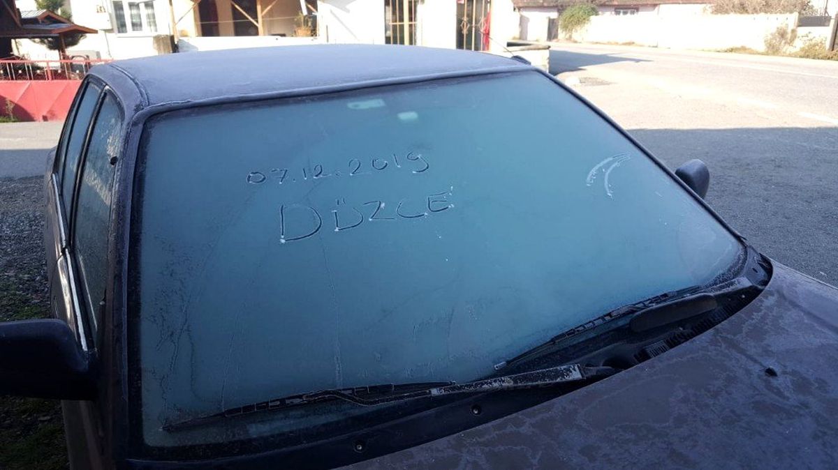 Düzce\'de buzlanma ve don etkili oluyor