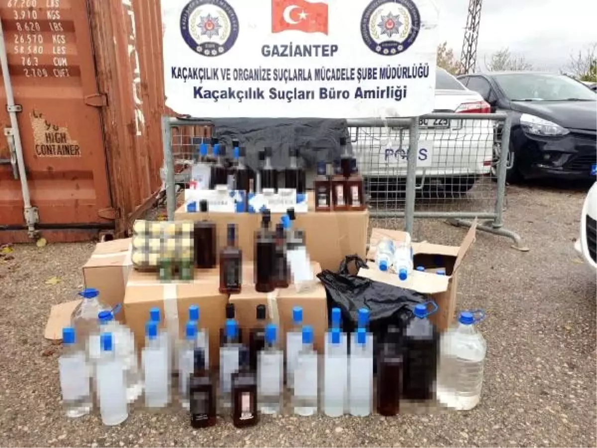 Gaziantep\'te sahte içki operasyonu