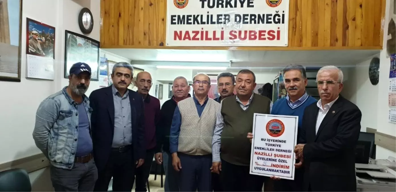 Nazillili emeklilerin sigortacılık hizmetlerinde indirim