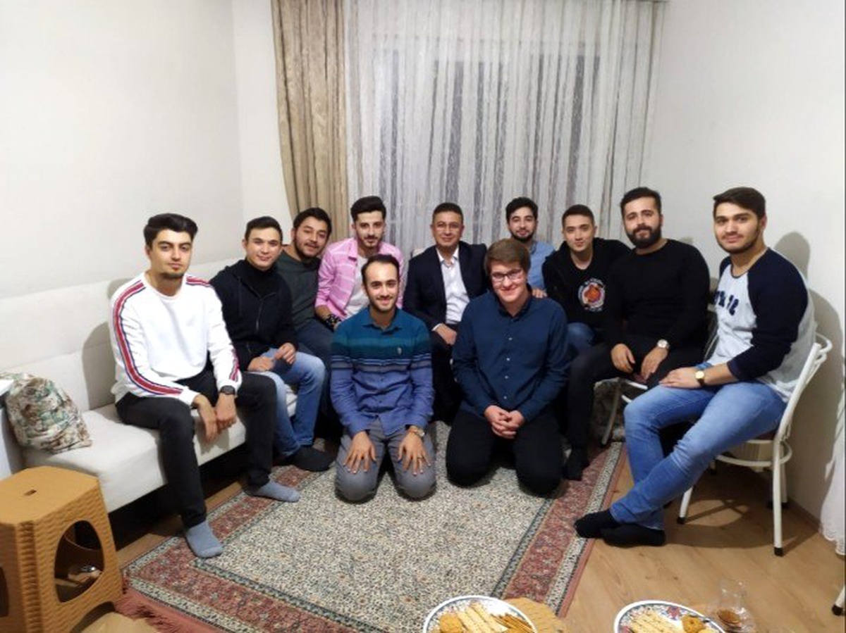 Rektör Kuş akşam çayına konuk oldu