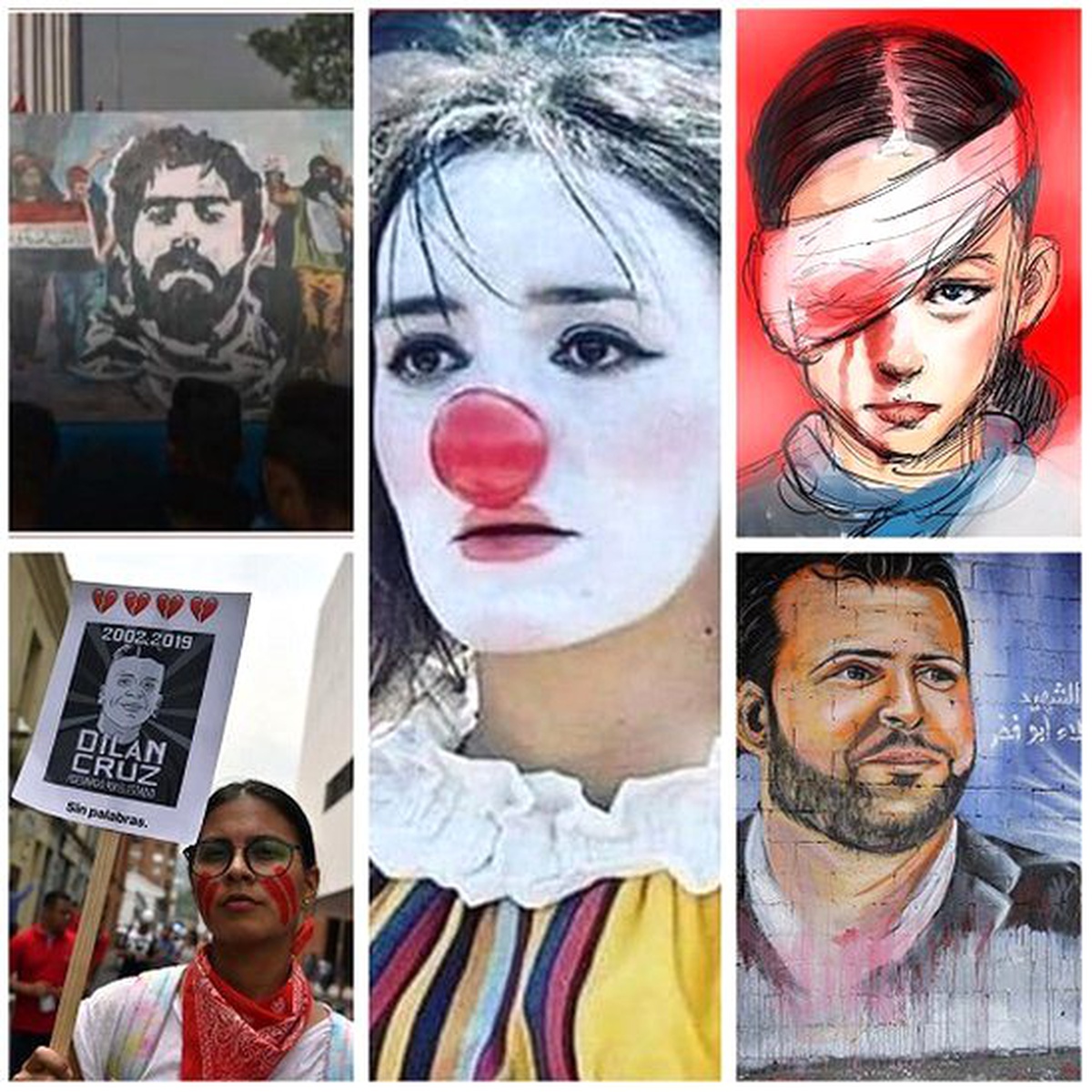 Şili, Irak, Hong Kong, Kolombiya ve Lübnan\'daki protestoların yüzleri