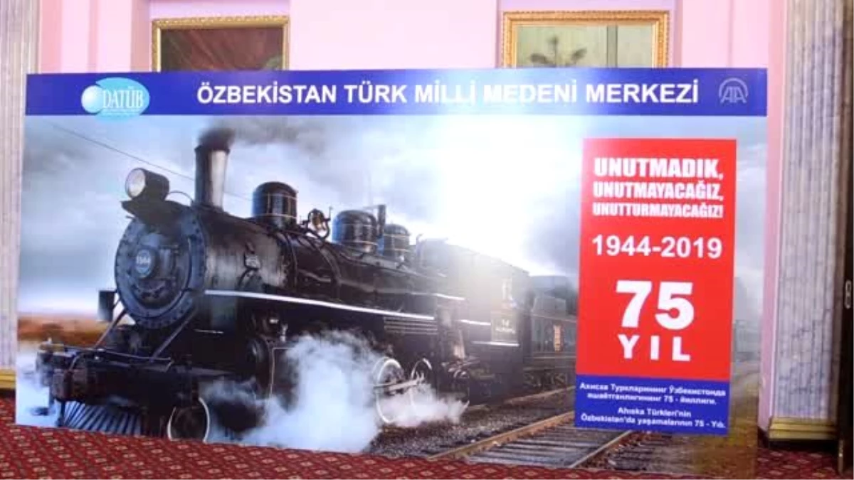 Ahıska Türkleri, sürgünün 75. yılında Özbekistan\'da anıldı