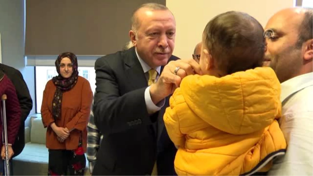 Cumhurbaşkanı Erdoğan, hasta ziyaretlerinde bulundu