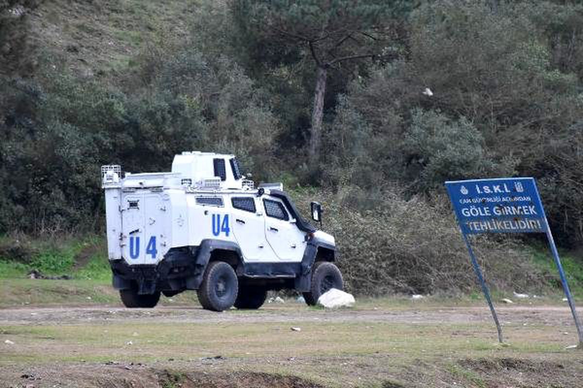 Define avcılarının hedefi olan tarihi Güzelce Kemerine polis önlemi
