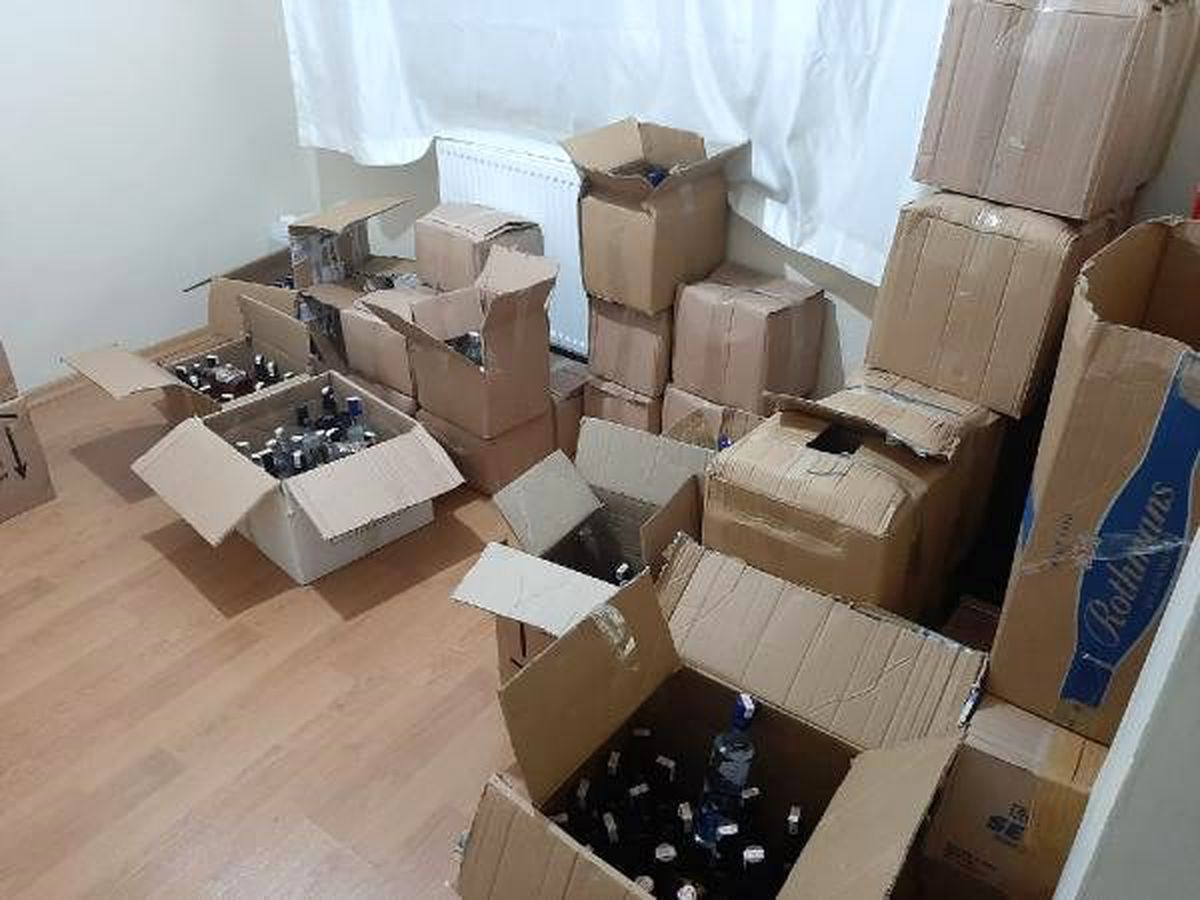 Kağıthane\'de kaçak içki operasyonu