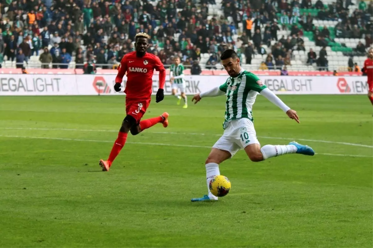 Süper Lig: Konyaspor: 0 - Gaziantep FK: 0 (İlk yarı)