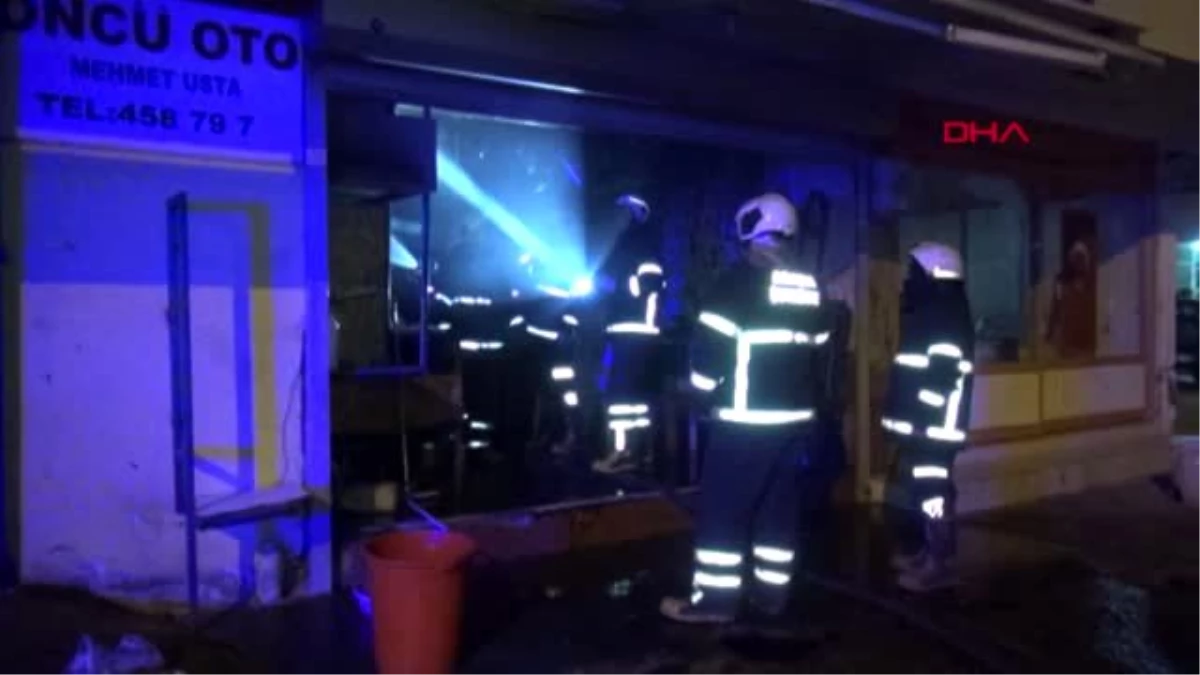 Adana işyeri yangınında bir kişi dumandan etkilendi