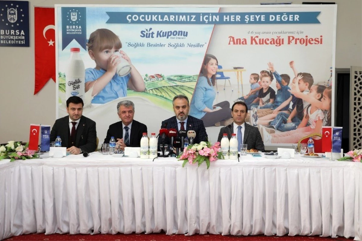 Bursa\'da çocuklara ücretsiz süt dağıtılacak