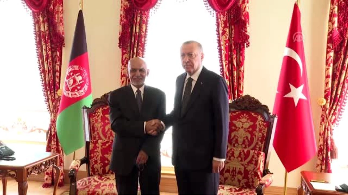 Cumhurbaşkanı Erdoğan, Afganistan Cumhurbaşkanı Eşref Gani ile görüştü
