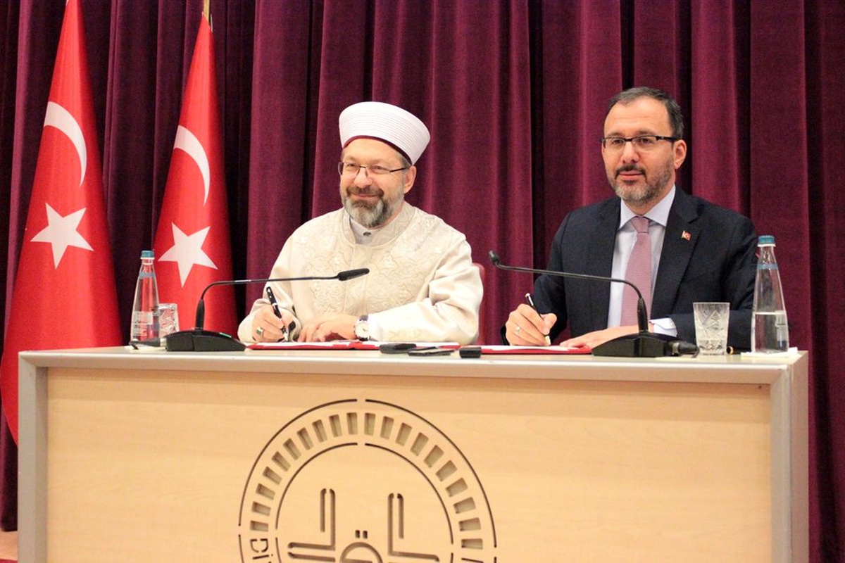 Diyanet ile Gençlik ve Spor Bakanlığı gençler için protokol imzaladı