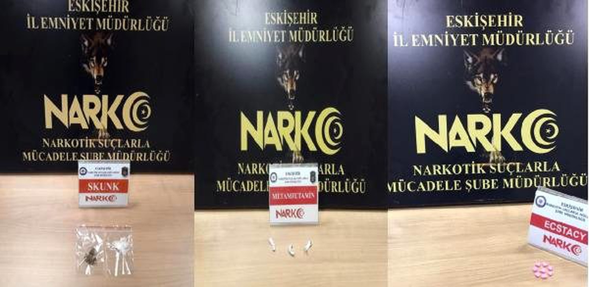Eskişehir\'de, 3 uyuşturucu satıcısı adliyede