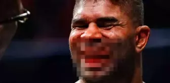 Jairzinho Rozenstruik, Alistair Overeem'in dudağını kopardı