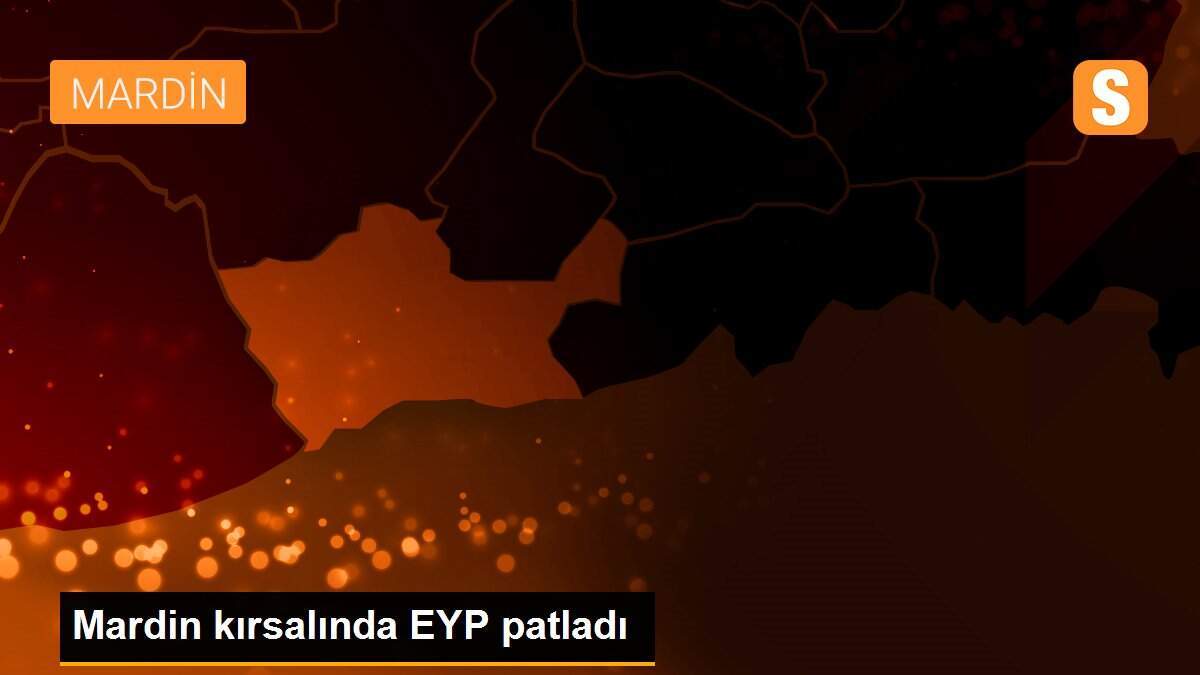 Mardin kırsalında EYP patladı