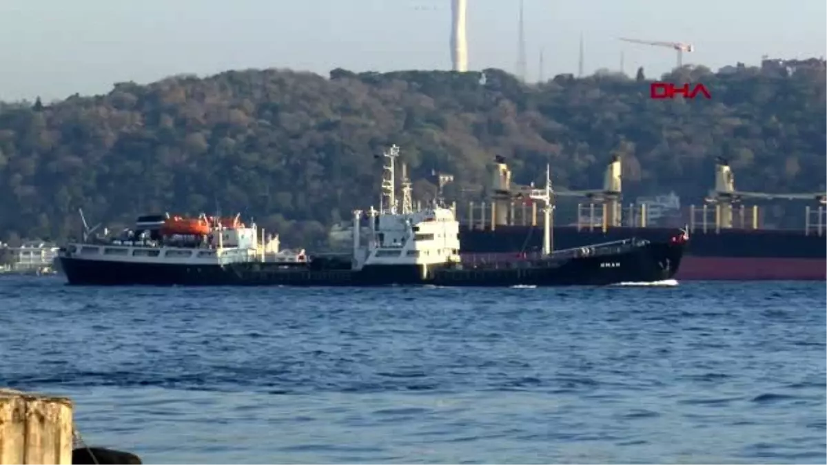 Rus askeri tanker gemisi istanbul boğazı\'ndan geçti