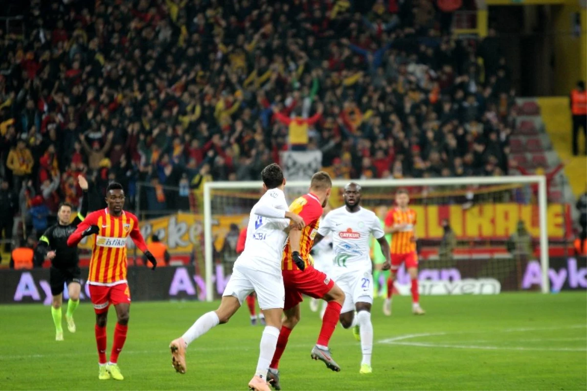 Süper Lig: İ.M. Kayserispor: 1 - Çaykur Rizespor: 0 (Maç sonucu)