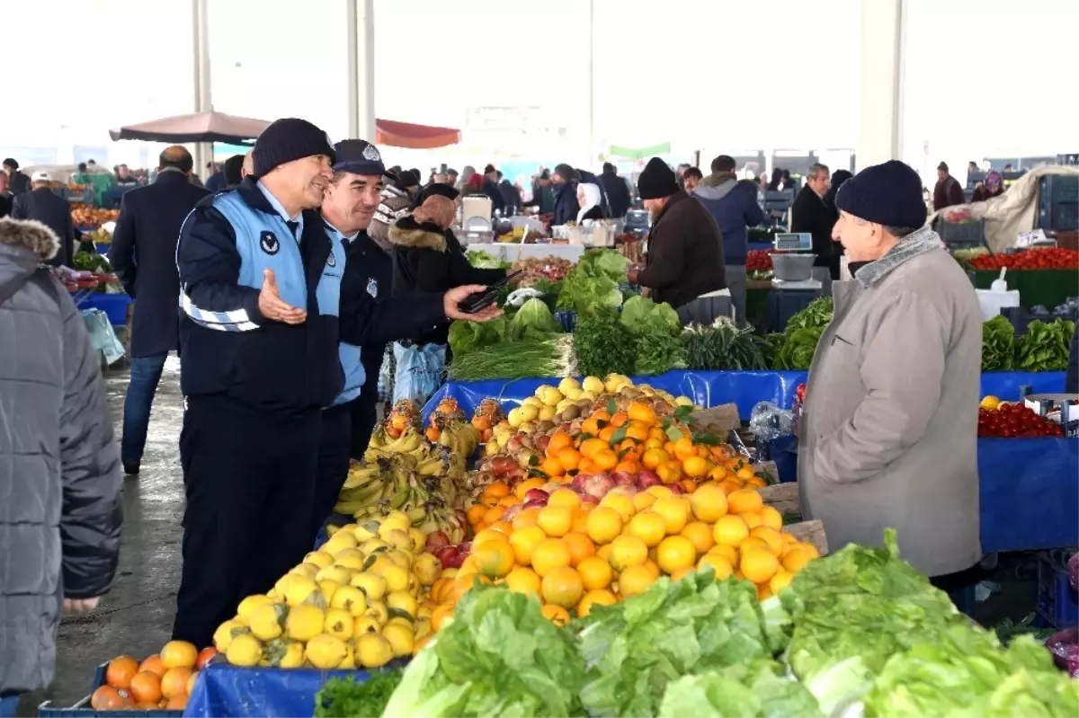 Aksaray\'da semt pazarları zabıtanın kontrolünde