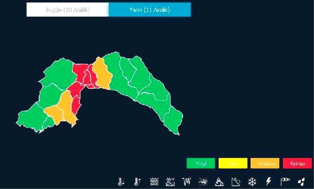 Antalya için "kırmızı" uyarı