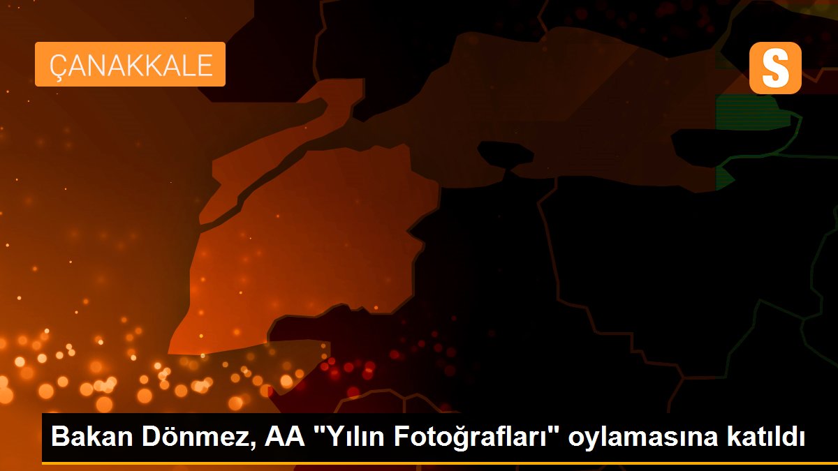 Bakan Dönmez, AA "Yılın Fotoğrafları" oylamasına katıldı