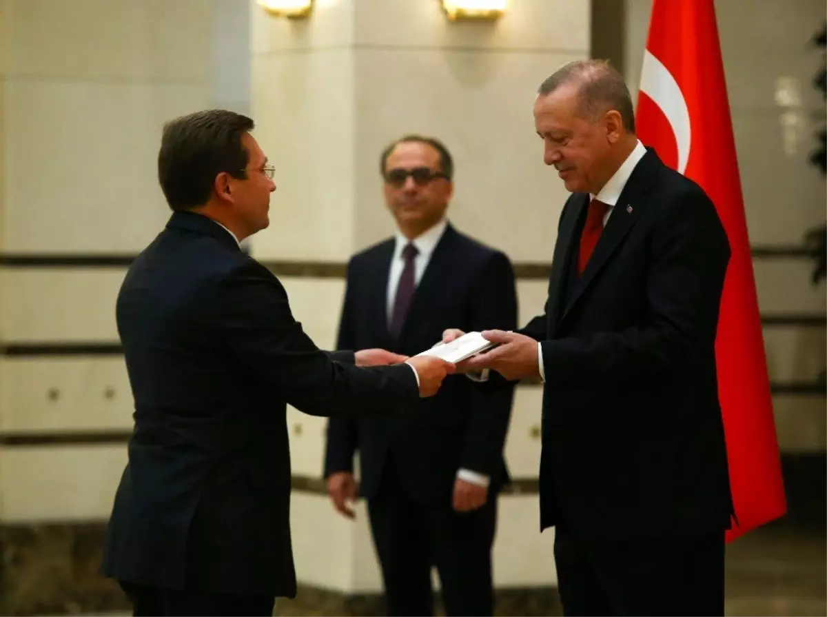 Cumhurbaşkanı Erdoğan, Belarus Büyükelçisini kabul etti