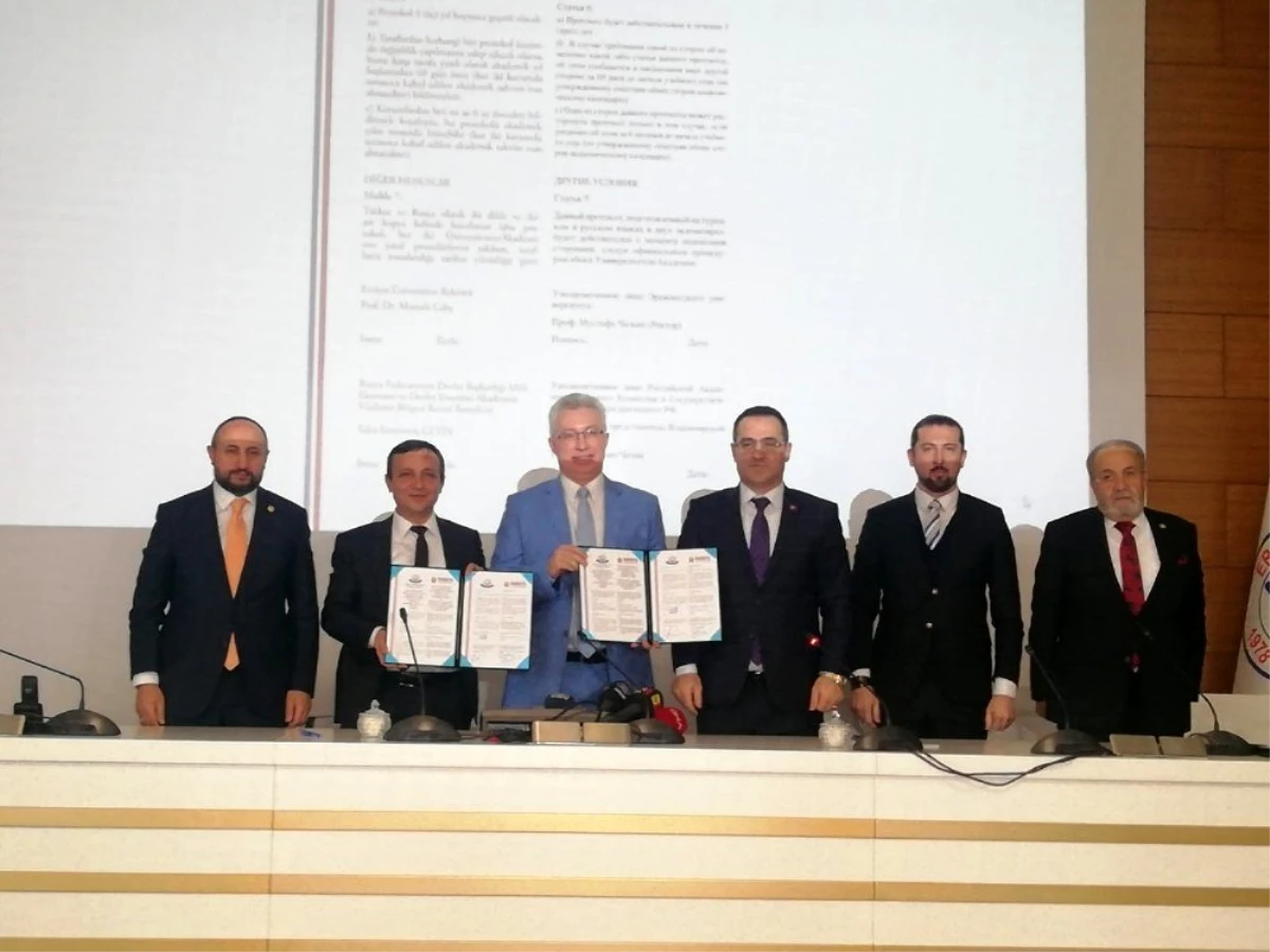 ERÜ, Rusya Devlet Başkanlığı Akademisi ile ön protokol imzaladı