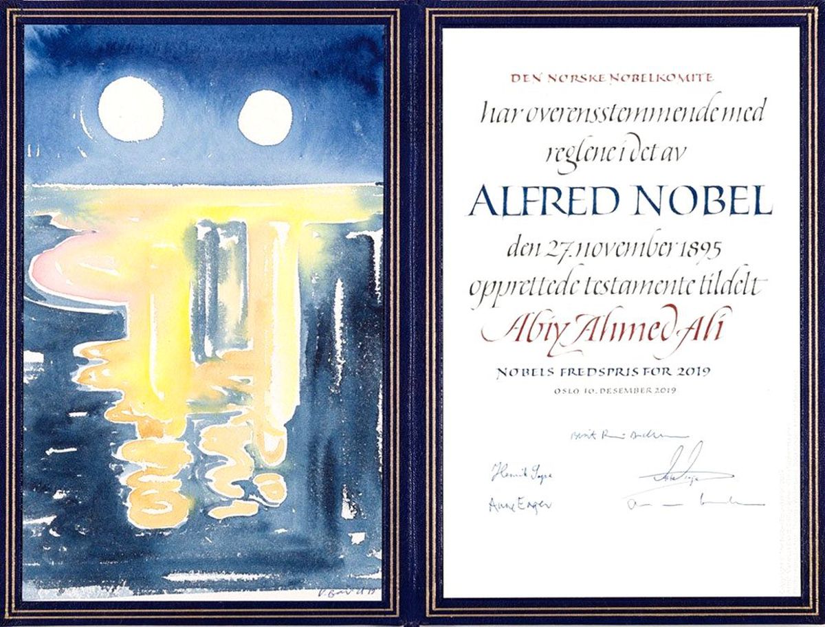 Etiyopya Başbakanı Nobel Barış Ödülü\'nü aldı