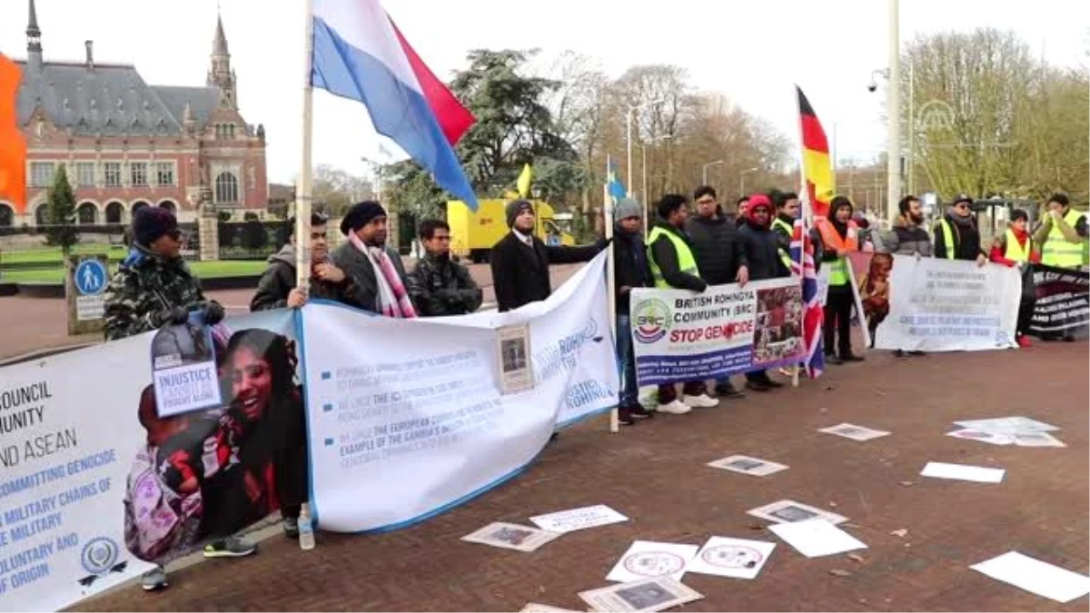 Hollanda\'da Arakanlı Müslümanlardan destek gösterisi - LAHEY