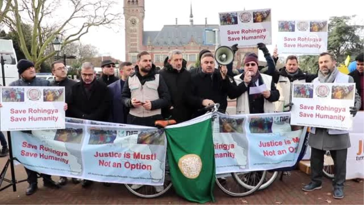 Hollanda\'da Gambiya\'nın Uluslararası Adalet Divanı\'nda Myanmara karşı açtığı davaya destek - LAHEY