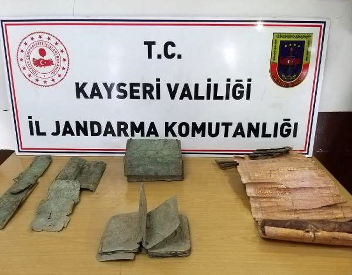 Kayseri\'de tarihi eser operasyonu: 1 gözaltı