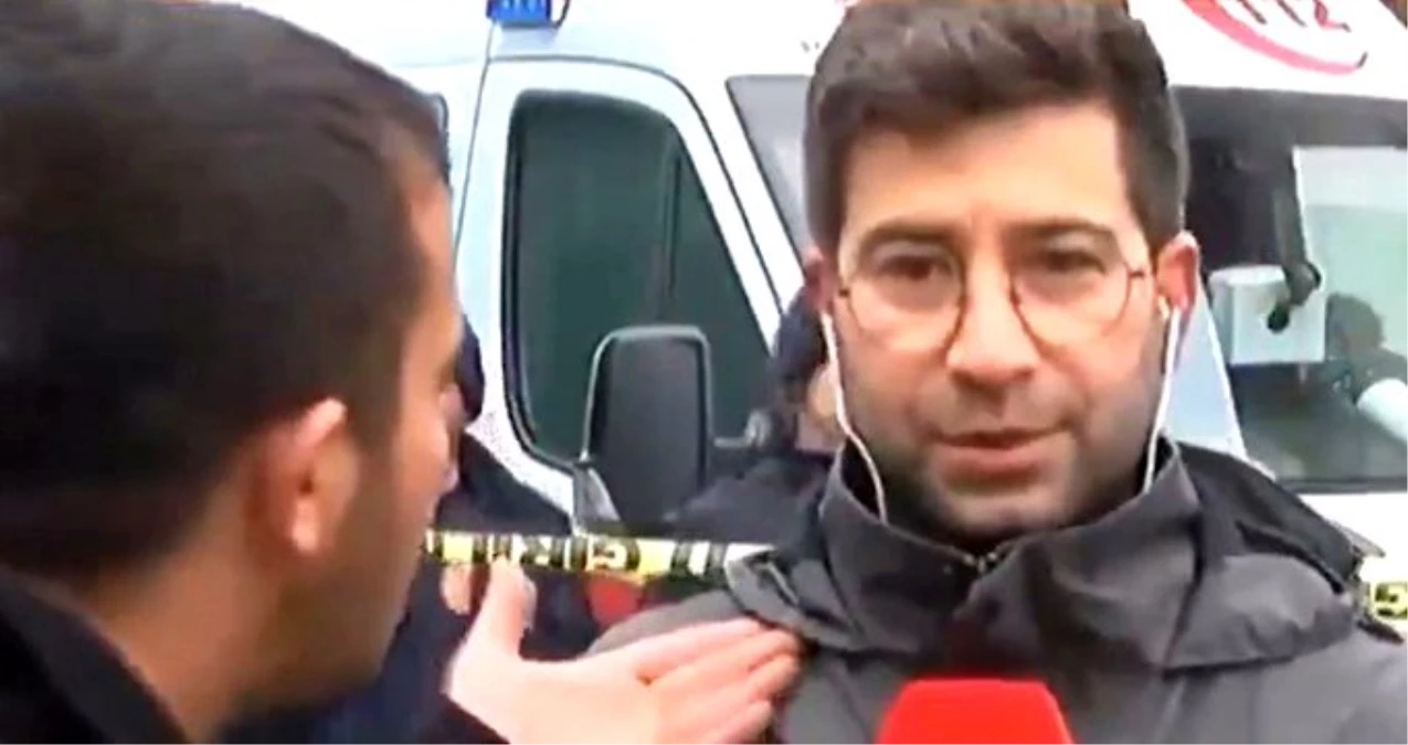 Konya\'da çöken binanın önünde yayın yapan muhabire, vatandaşlar saldırdı