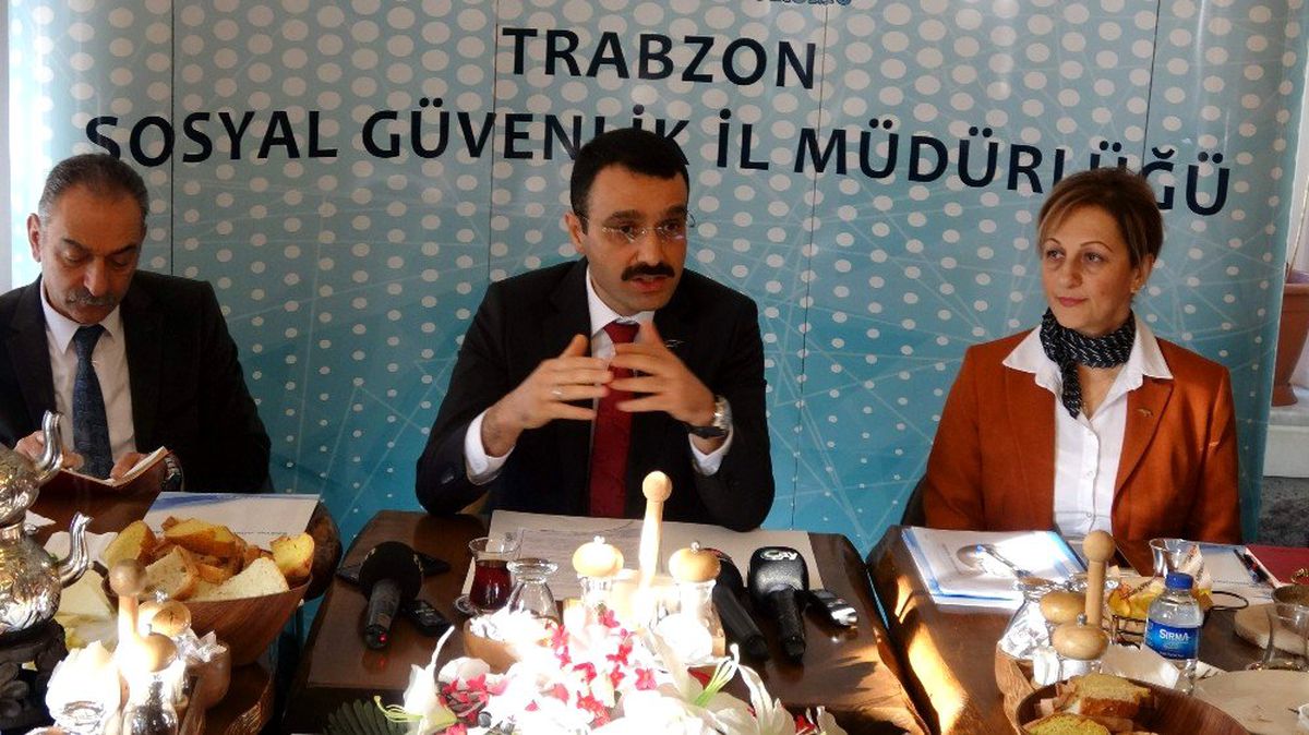 SGK Trabzon İl Müdürü Erdem Akbay basınla buluştu