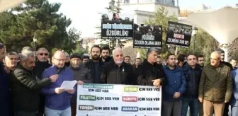 Tokat Milli İrade Platformu'ndan protesto