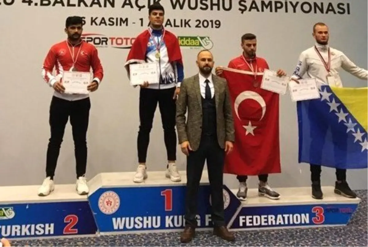 Wushu Kung Fu Şampiyonası\'ndan Bartın Üniversitesine altın madalya