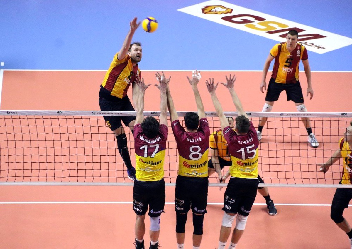 2020 Erkekler CEV Kupası: Galatasaray HDI Sigorta: 3 - Dukla Liberec: 1