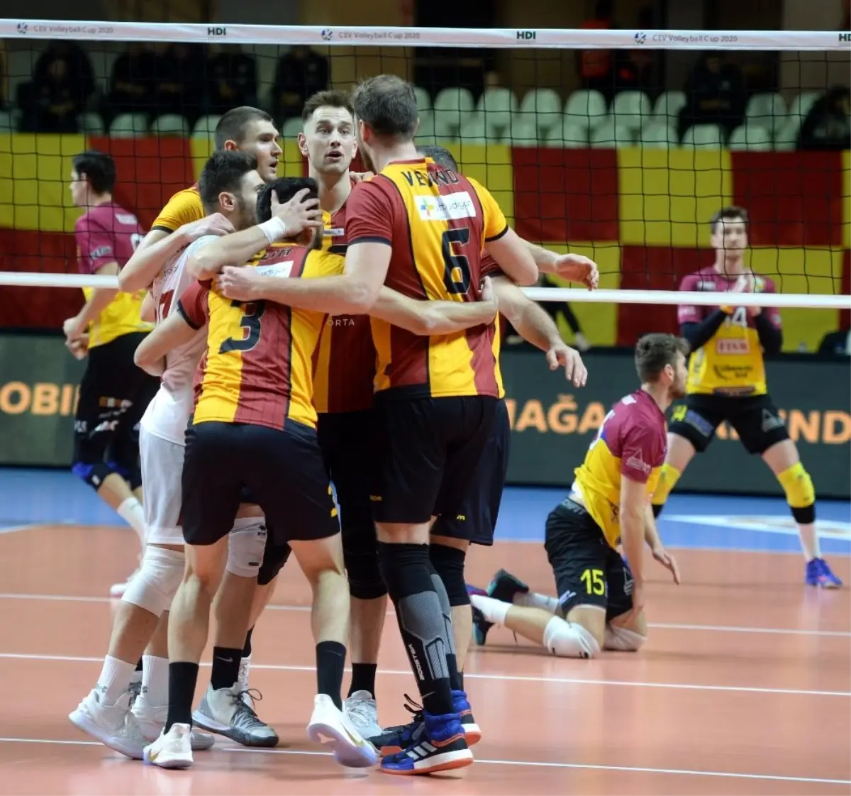 2020 Erkekler CEV Kupası: Galatasaray HDI Sigorta: 3 - Dukla Liberec: 1