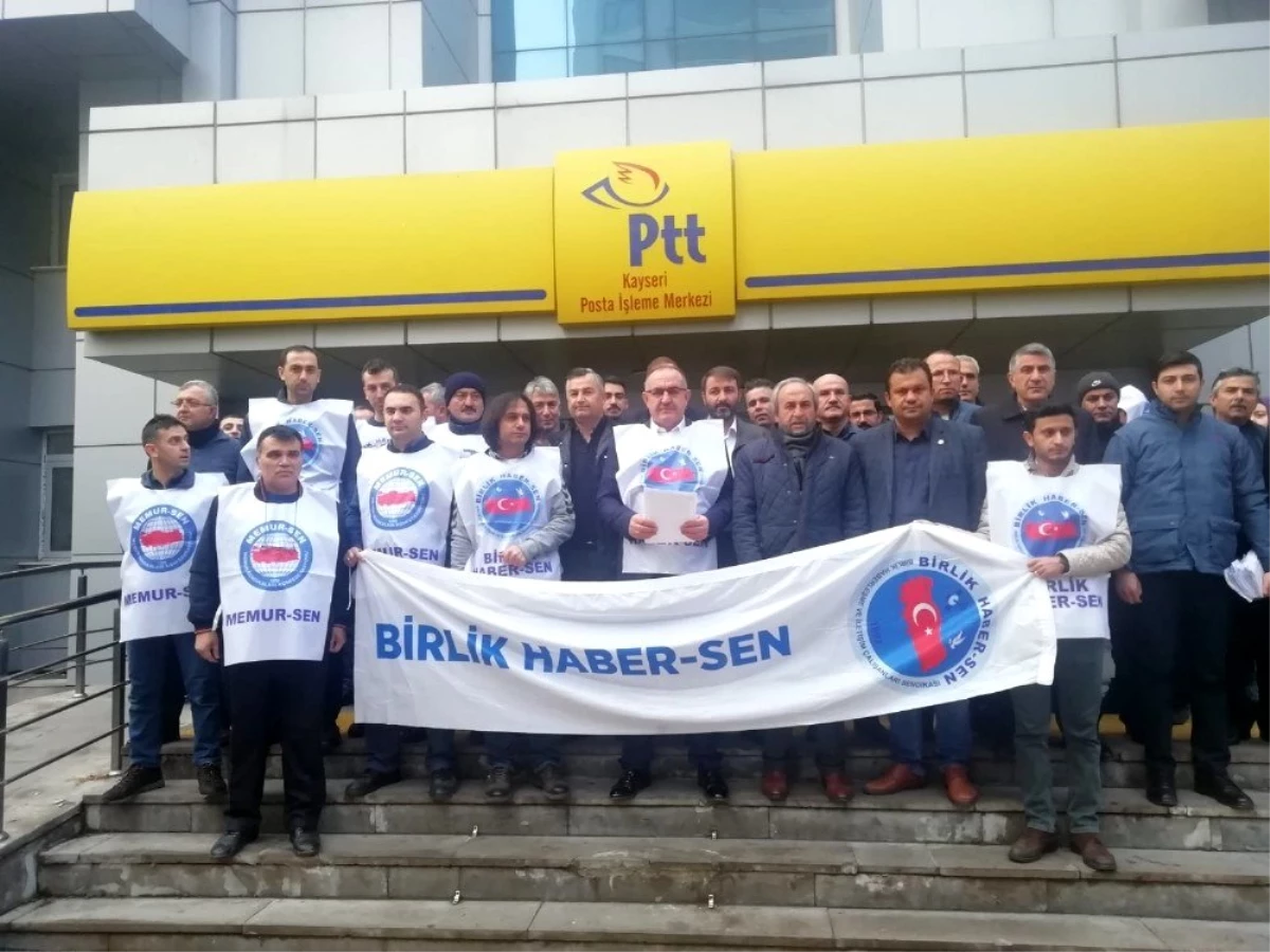 Birlik Haber Sen Kayseri Şube Başkanı Mehmet Taş: "PTT personelleri çözüm beklemekten bıktı"