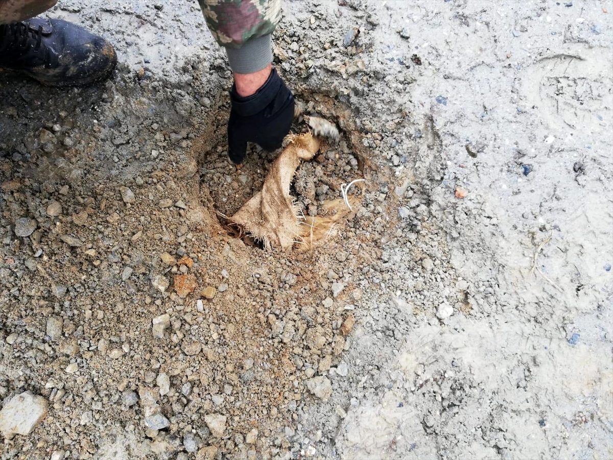 Bitlis\'te PKK\'lı teröristlerce köy yoluna döşenen 30 kilogram patlayıcı imha edildi