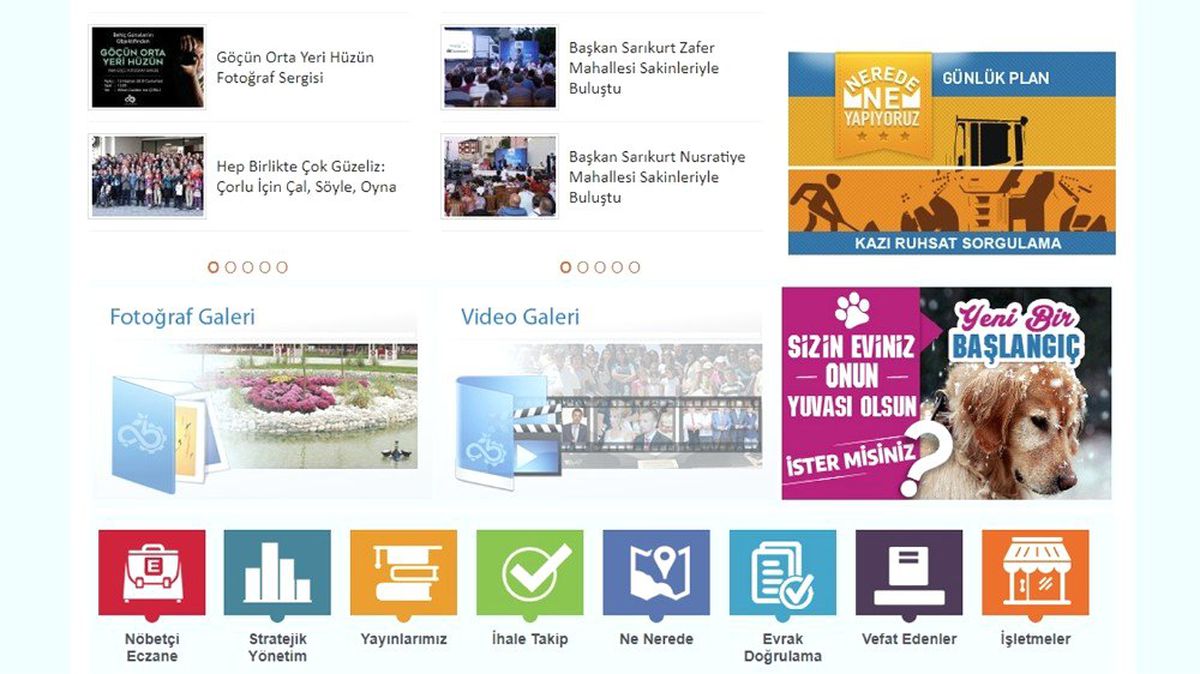Çorlu Belediyesinden sevimli dostlar için yeni bir başlangıç