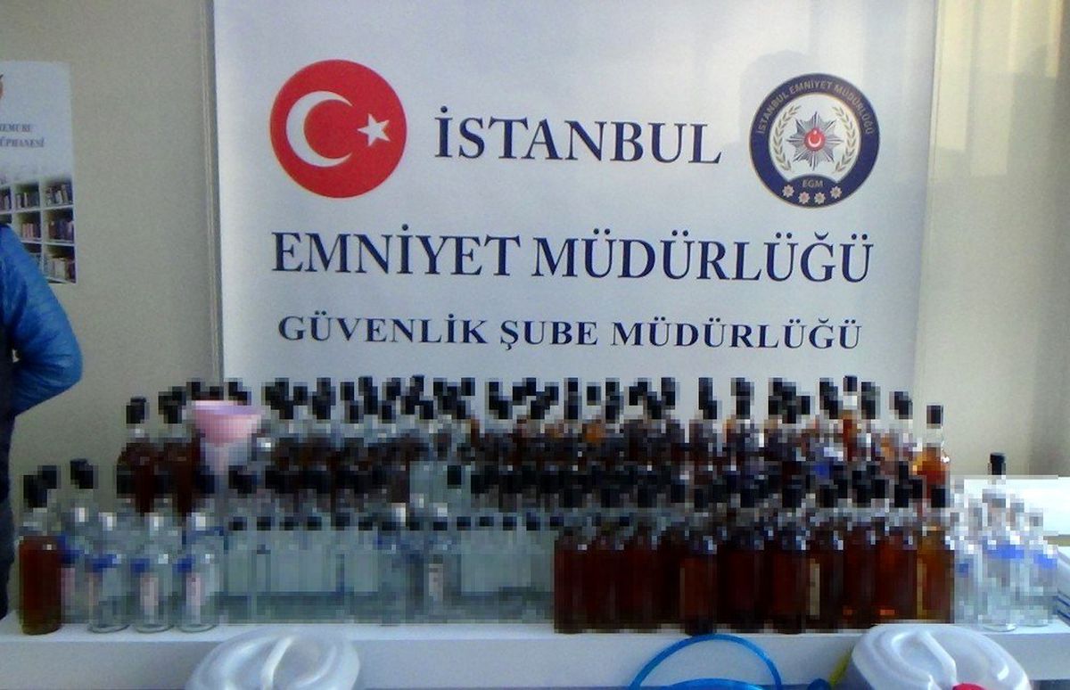 İstanbul\'da sahte içki operasyonu