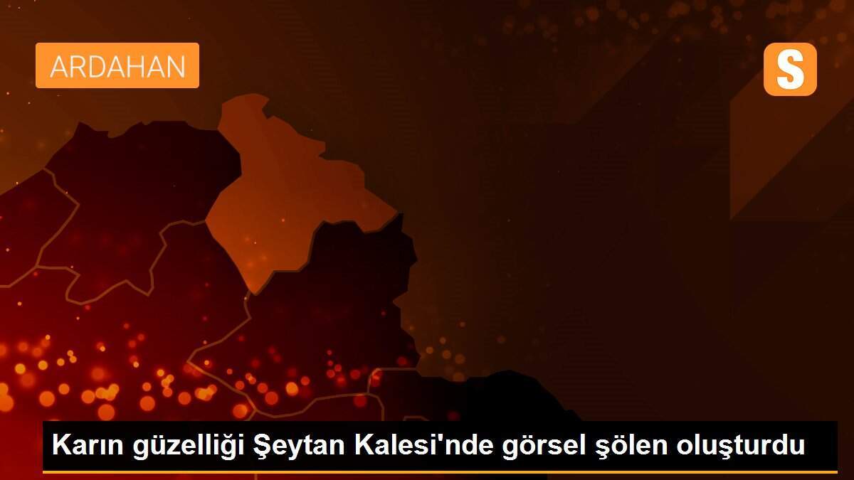 Karın güzelliği Şeytan Kalesi\'nde görsel şölen oluşturdu
