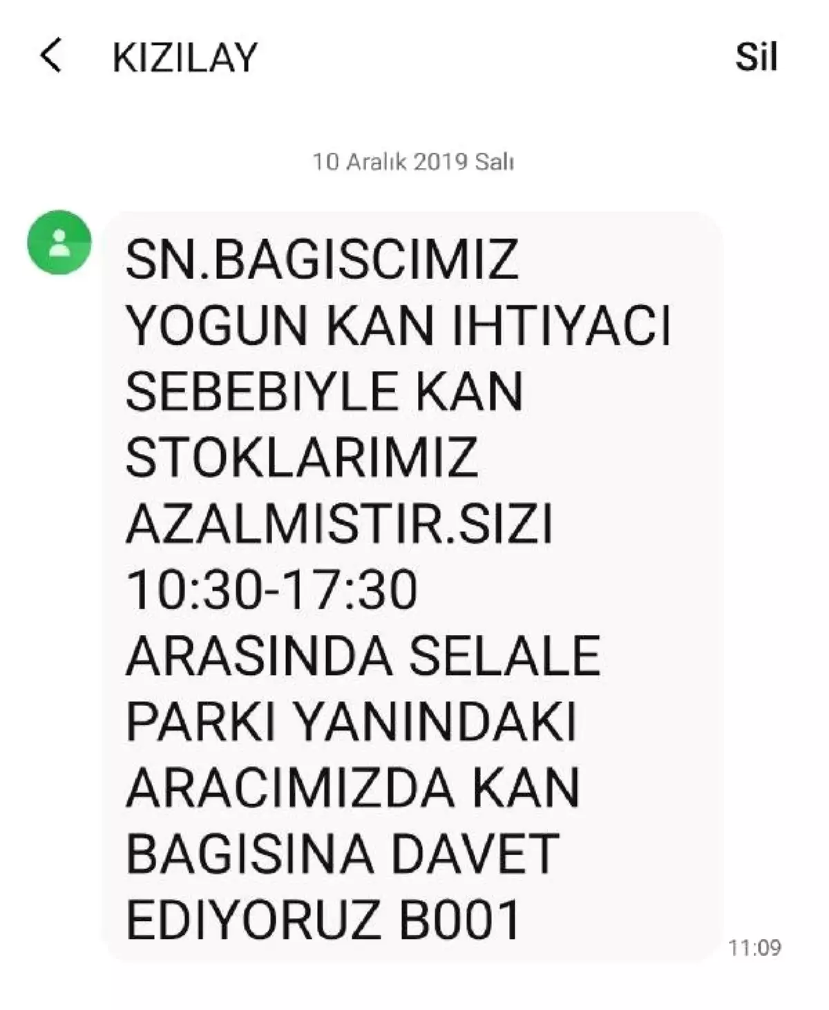 Kızılay\'dan \'kan bağışı\' mesajı