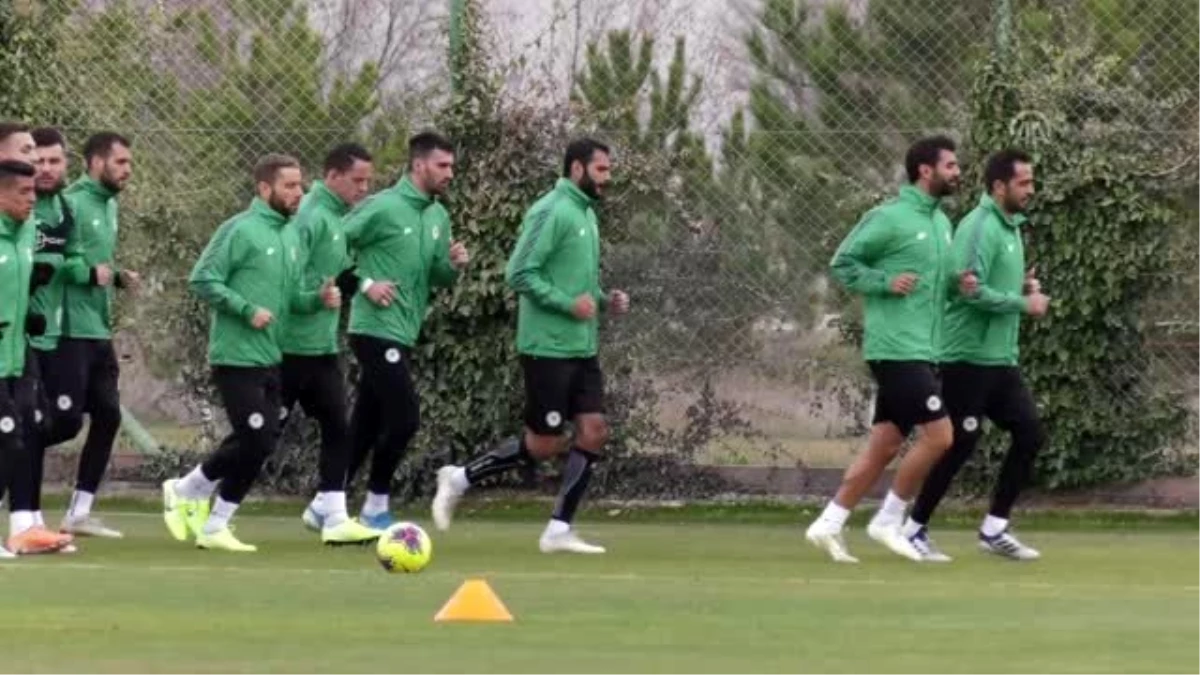 Konyaspor\'da Medipol Başakşehir maçı hazırlıkları - KONYA