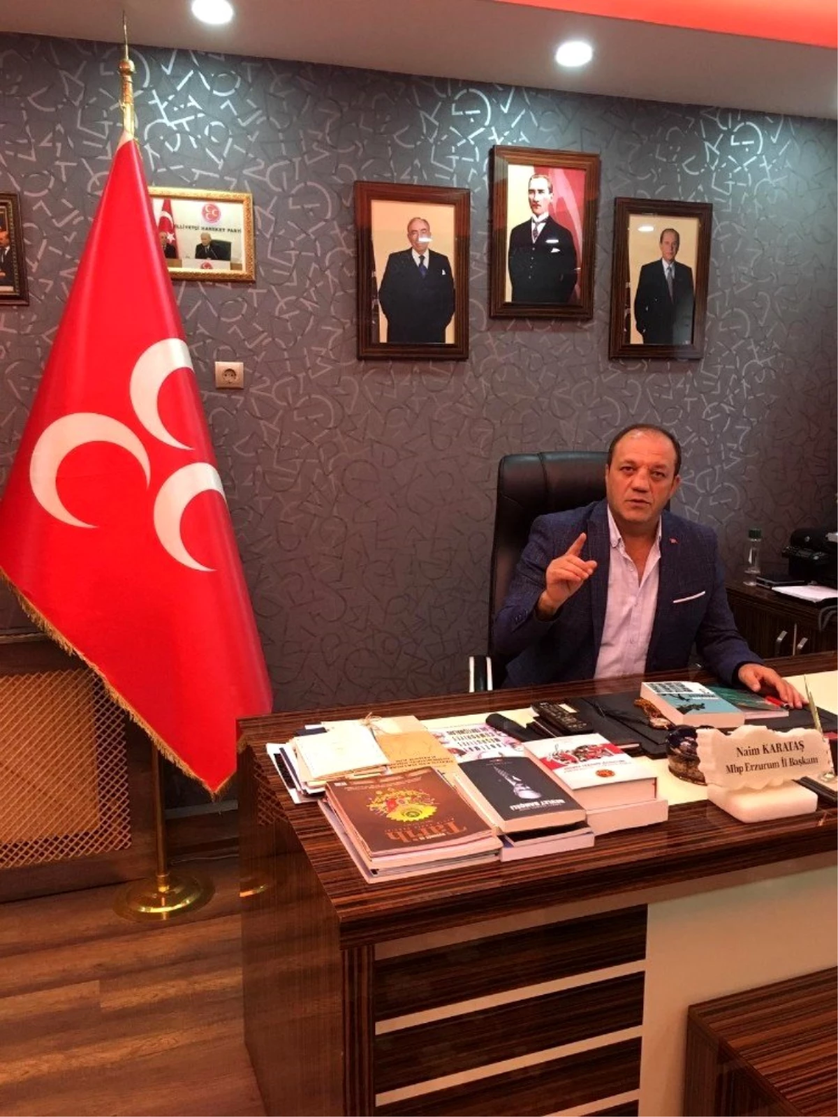 MHP İl Başkanı Karataş\'tan CHP İl Başkanı Oğuz\'a tepki