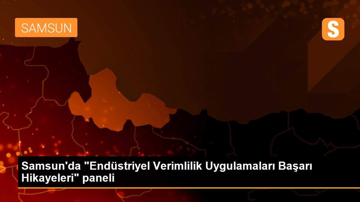 Samsun\'da "Endüstriyel Verimlilik Uygulamaları Başarı Hikayeleri" paneli