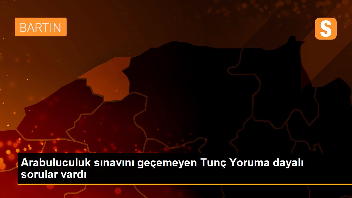 Arabuluculuk sınavını geçemeyen Tunç Yoruma dayalı sorular vardı